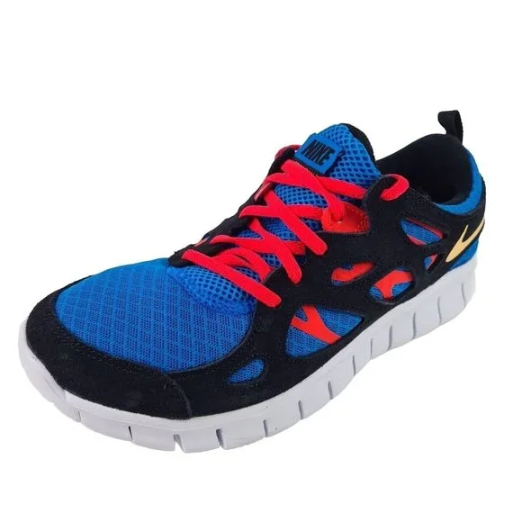 Nike Shoes Nike Free Run 2 Blue Running Shoes Sneakers Boys Size 7 Y 85 Wmns Poshmark